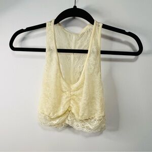 Trillium Lace Racerback Bralette Ivory XL – NWOT